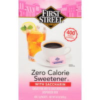 First Street Sweetener with Saccharin, Zero Calorie - 400 Each