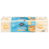 First Street Deli Slices Cheese, Swiss, 80 Ounce