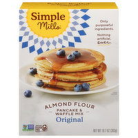 Simple Mills Pancake & Waffle, Original, Almond Flour - 10.7 Ounce