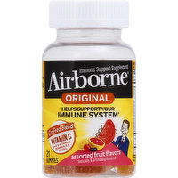Airborne Immune Support Supplement, Original, Gummies, Assorted Fruit Flavors - 21 Each