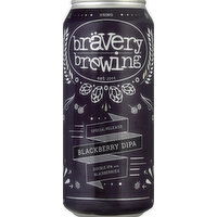 Bravery Brewing Beer, Blackberry DIPA, Spring - 16 Ounce