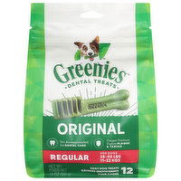 Greenies Daily Dog Treats, Original, Regular, 12 Each