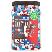 M&M's Chocolate Candies, Red, White & Blue Mix, Milk Chocolate