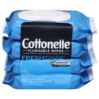 Cottonelle Wipes, Flushable, 4 Pack - 4 Each