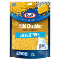 Kraft Natural Lactose Free Mild Cheddar Shredded Cheese - 7 Ounce