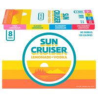 Sun Cruiser Assorted Lemonade + Vodka - 8 Each