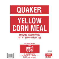 Quaker Corn Meal, Yellow - 25 Pound