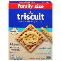 Triscuit Crackers, Reduced Fat, Family Size - 11.5 Ounce