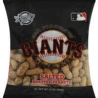 Hampton Farms Peanuts, Roasted, Salted - 12 Ounce