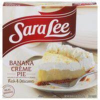 Sara Lee Pie, Banana Creme - 28 Ounce