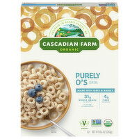Cascadian Farm Organic Purely O's Cereal - 8.6 Ounce