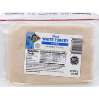 First Street Turkey, White, Sliced, Cured - 16 Ounce