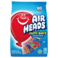 AirHeads Candy, Assorted Flavors, Mini Bars - 80 Each