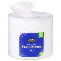 First Street Foam Plates, Heavy Duty - 50 Each