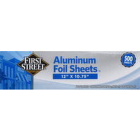 First Street Aluminum Foil Sheets - 500 Each