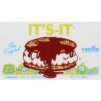 It's-It Ice Cream Sandwich, Vanilla, The Original, 3 Pack - 3 Each