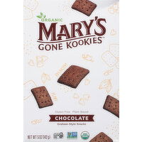 Mary's Gone Kookies Graham-Style Snacks, Organic, Chocolate - 5 Ounce