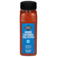 First Street Chili Pepper, California, Ground - 16 Ounce