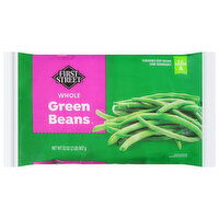 First Street Green Beans, Whole - 32 Ounce