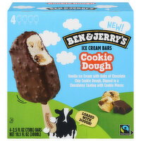 Ben & Jerry's Cookie Dough Ice Cream Bars - 4 Each