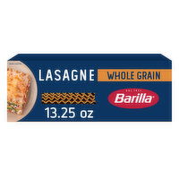 Barilla Whole Grain Lasagne - Non-GMO Pasta Made With 100% Whole Grain Durum Wheat - Great Source of Fiber - 13.25 Ounce