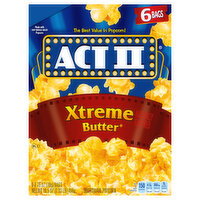 Act II Xtrm BTR Pop Corn - 6 Each