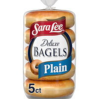 Sara Lee Plain Bagels, 5 count, 15 oz - 5 Each