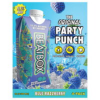 Beatbox Blue Razzberry Malt Beverage - 4 Each