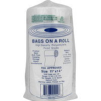 Bags On A Roll High Density Polyethylene, 1 Each