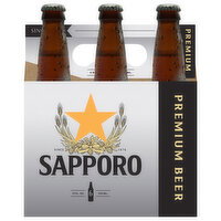 Sapporo Premium Beer - 6 Each