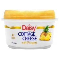 Daisy Cottage Cheese, with Pineapple, 4% Milkfat Minimum - 6 Ounce