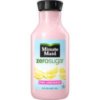 Minute Maid Minute Miad Zero Sugar Pink Lemonade Bottle, 52 fl oz, 52 Fluid ounce