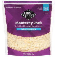 First Street Cheese, Monterey Jack, Fancy Shredded