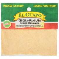 El Guapo Granulated Onion (Cebolla Granulada) - 0.75 Ounce