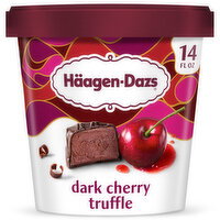 Haagen-Dazs Dark Cherry Truffle Ice Cream - 14 Fluid ounce