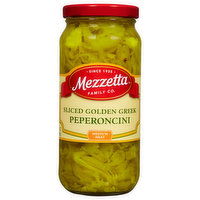 Mezzetta Peperoncini, Golden Greek, Medium Heat, Sliced