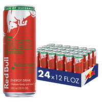 Red Bull Red Edition Watermelon Energy Drink, 12 oz Cans - 288 Ounce