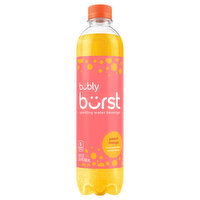 Bubly Water Beverage, Sparkling, Peach Mango, 16.9 Fluid ounce