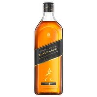 Johnnie Walker Black Label Blended Scotch Aged 12 Years - 1.75 Litre