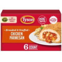 Tyson Frozen Stuffed Chicken Breasts Chicken Parmesan - 6 Each