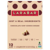 Larabar Fruit & Nut Bar, Chocolate Chip Cookie Dough - 12 Each