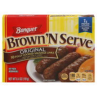 Banquet Sausage Links, Fully Cooked, Original - 10 Each