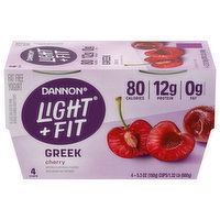 Lite & fit greek yogurt,Dannon yogurt,cherry - 21.2 Ounce