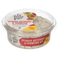 La Terra Fina Dip & Spread, Spinach Artichoke & Parmesan, Family Size - 16 Ounce