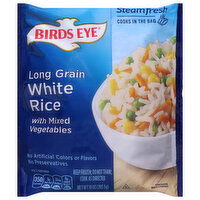 Birds Eye White Rice, Long Grain - 10 Ounce