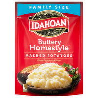 Idahoan Mashed Potatoes, Buttery Homestyle, Family Size - 8 Ounce