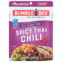 Bumble Bee Tuna, Wild Caught, Spicy Thai Chili, 2.5 Ounce