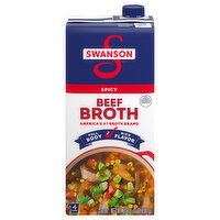 Swanson Beef Broth, Spicy - 32 Ounce