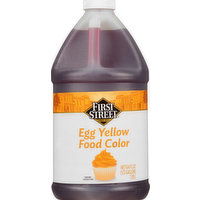 First Street Food Color, Egg Yellow - 64 Ounce