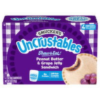Smucker's Peanut Butter & Grape Jelly Sandwich - 4 Each